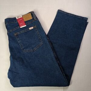 Levi Strauss Women's Straight Jeans 12 31x27 Blue Dark Wash Stretch High Rise